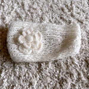 Candie’s Knit Headband with Flower